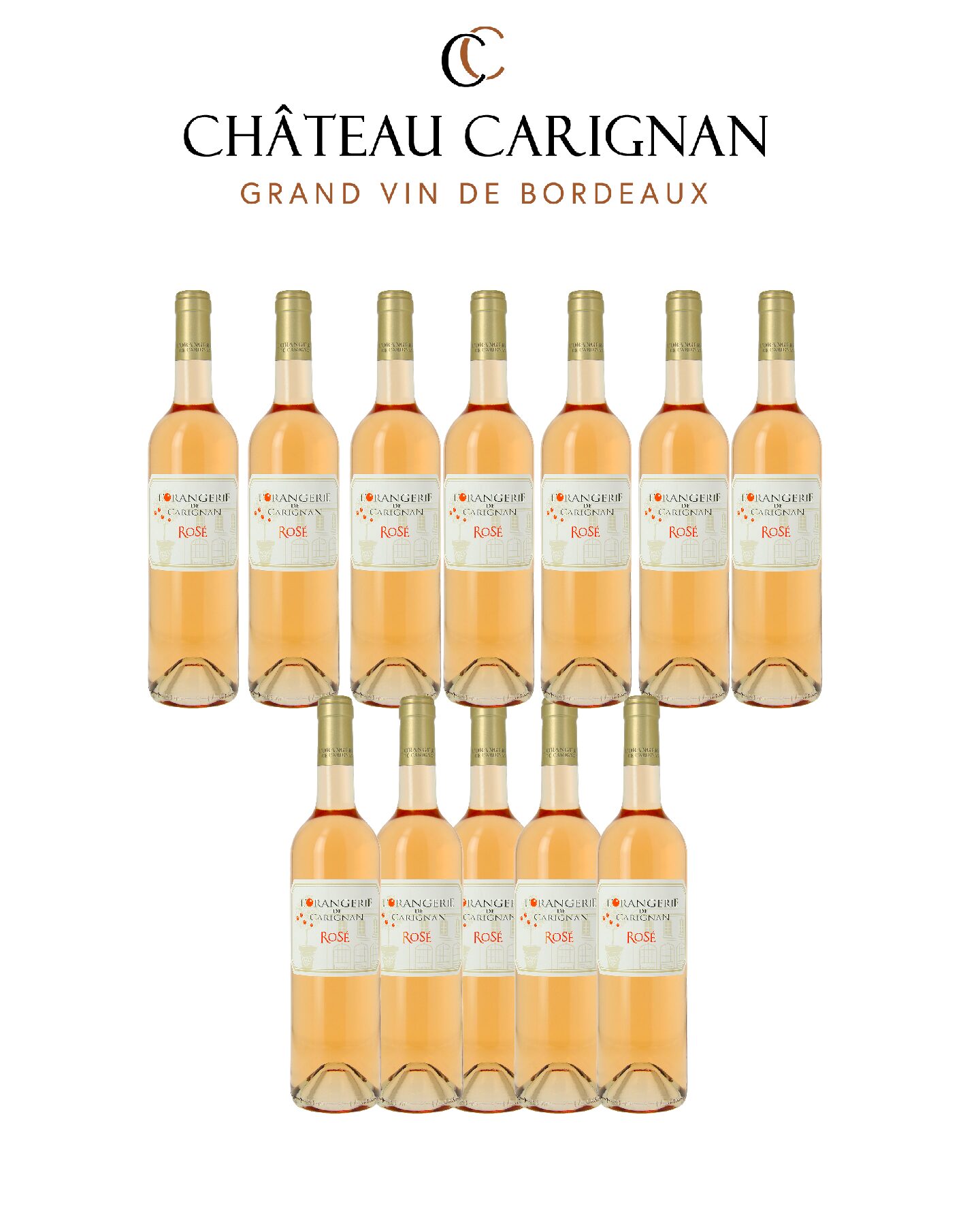 Pack "11+1 L'Orangerie de Carignan Rosé 2025" <br><span>Blanc 75 cl</span>